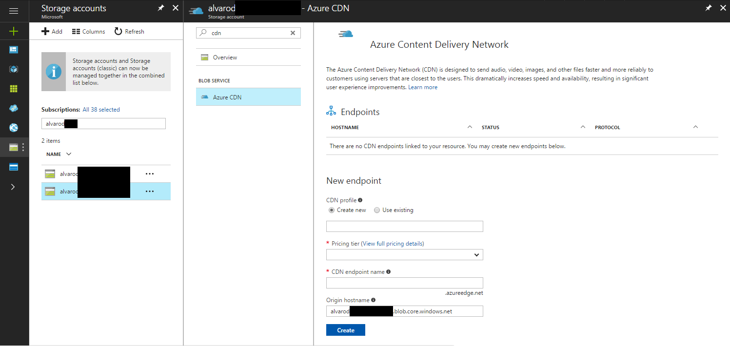 Configure CDN endpoint